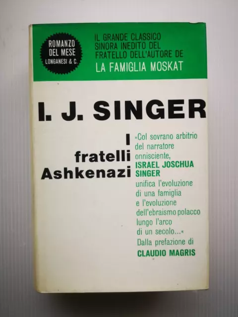 L.j. Singer I Fratelli Ashkenazi Edizione 1970