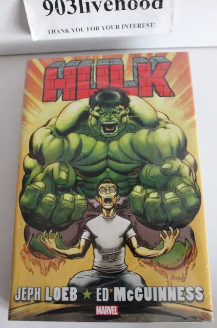 MARVEL HULK BY JEPH LOEB & ED McGUINNESS OMNIBUS HC HARDCOVER OOP BRAND NEW RED