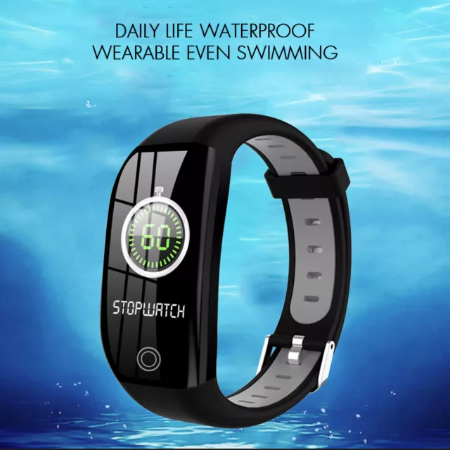 Smartwatch Armband Pulsuhr Herren Damen Fitness Tracker Uhr Sport Bluetooth IP68