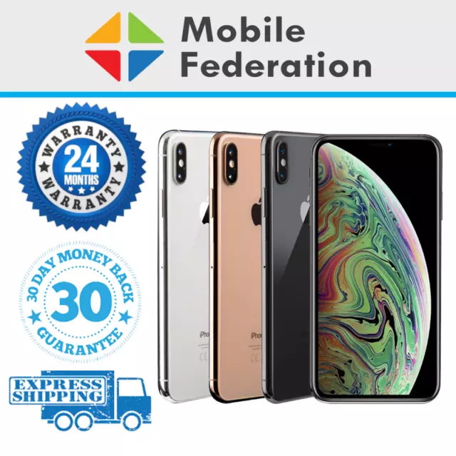 Apple iPhone XS 64GB 256GB 512GB Unlocked [AU Stock] As New Condition