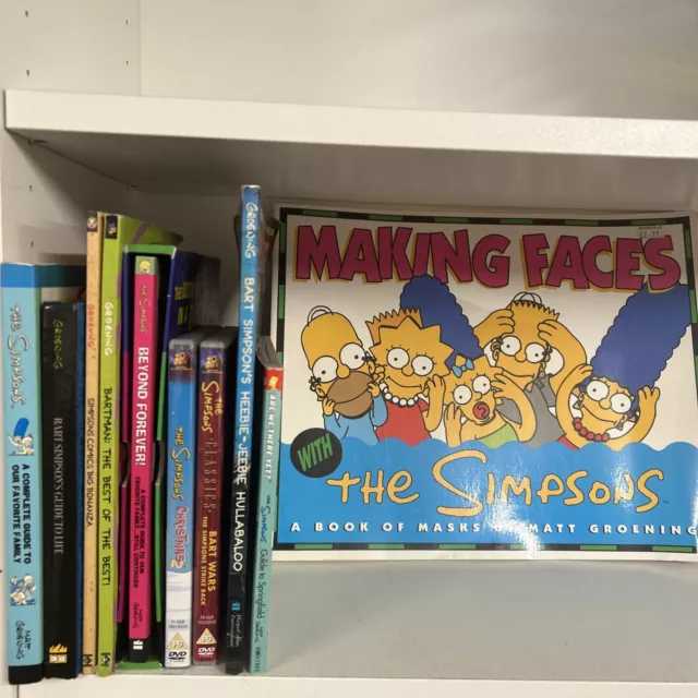 The Simpsons Book Bundle Comic Beyond Forever - Springfield - Guide To - A  V95