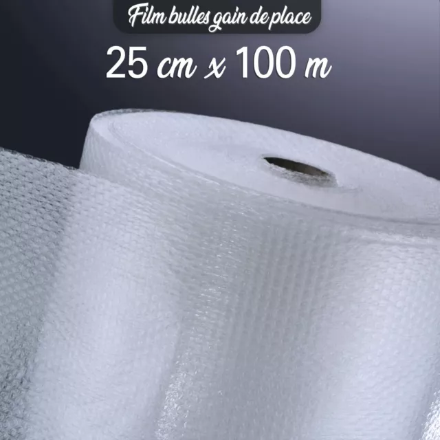 Rouleau Papier Film à bulles - 50 mètres x 50 cm - FABRIQUÉ EN FRANCE -  Idéal Emballage Déménagement ou Expédition Colis - Papier Bulle Haute  Qualité : : Fournitures de bureau