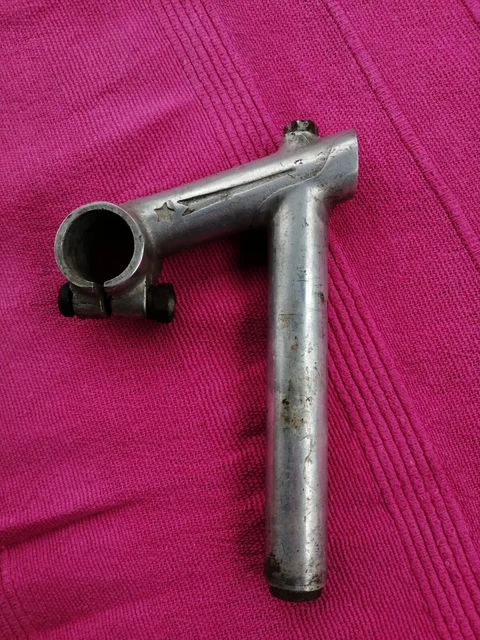 Potence De Vélo Ancienne 85,3 Mm - Pièce Vintage Pour Vélo De Collection