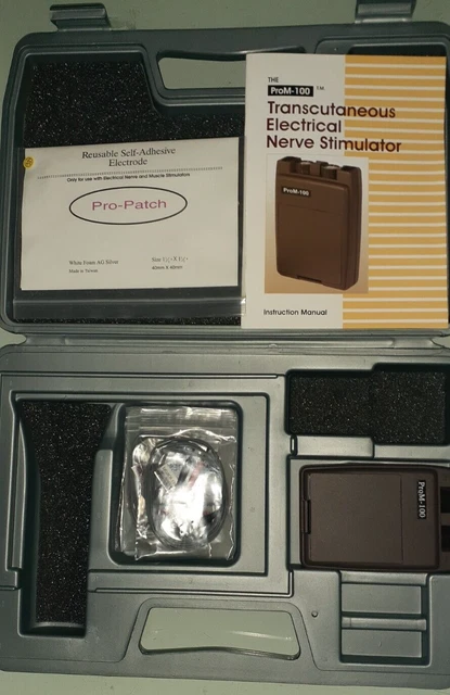 Portable Electrical Nerve Stimulation Tens Unit ProM 100 Muscle Pain Relief