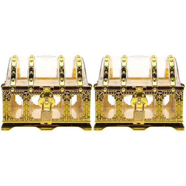 2x Dekorative Kreative Multi-funktionale Exquisite Schatz Box Für Haushalt Decor