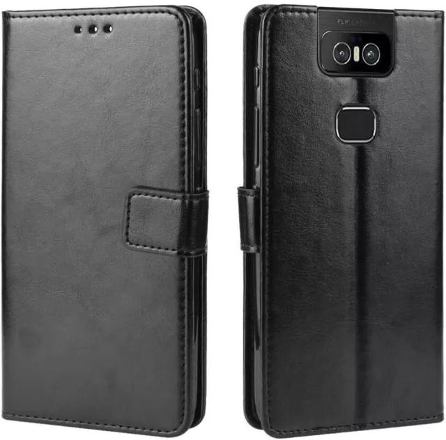 Schutzhülle Asus Zenfone 6 ZS630KL/6z/Zenfone 6 2019 i01WD Cover Kippen Buch