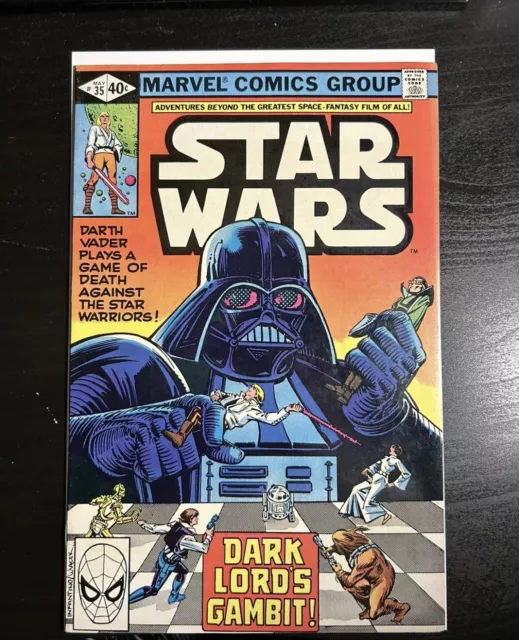 Star Wars #35 1st meeting of Darth Vader & Luke Skywalker Marvel Comics 1980 VF