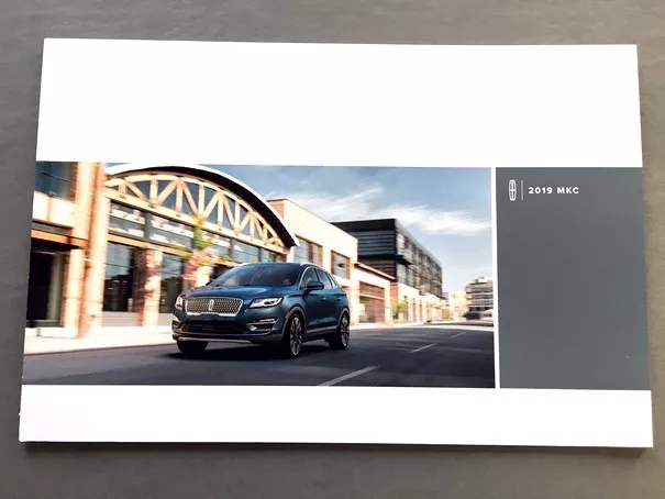 2019 Lincoln MKC 20-page Original Car Sales Brochure Catalog