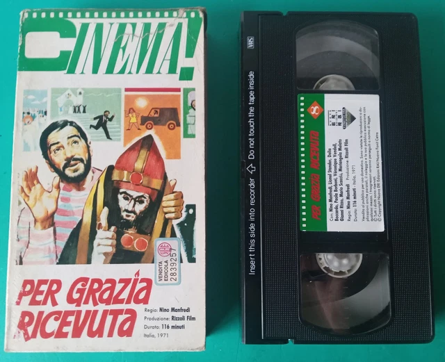 Una Lampada Per Grazia Ricevuta PER GRAZIA RICEVUTA (1971) Vhs Nuova Eri Edizioni Rai Fonit Cetra