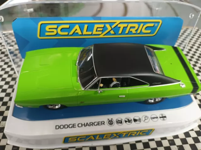 Scalextric C4326 Dodge Charger RT Sublime Green Mint Box Unused