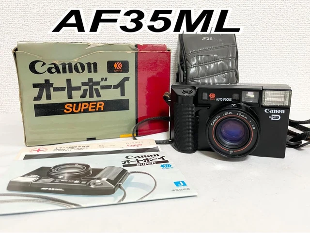 NEAR MINT IN BOX] Canon AF35ML Autoboy Super point & shoot