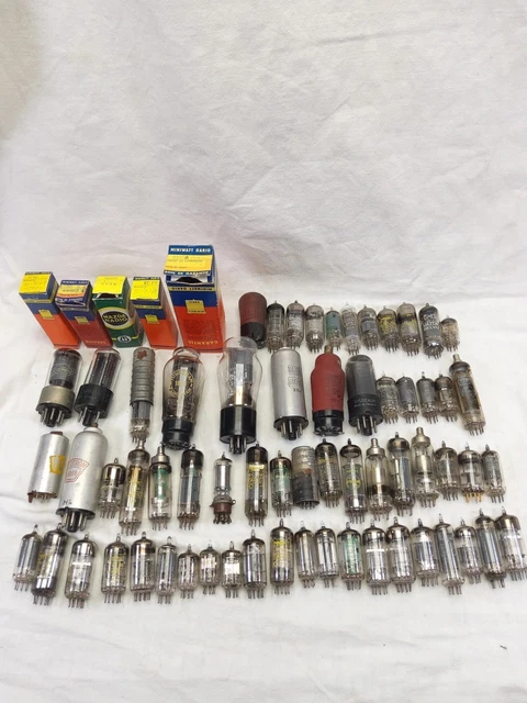 Lot De 5 Lampes Tubes Vintage Radio ECF80 EF80 EL183 - Dario Mazda Belvu