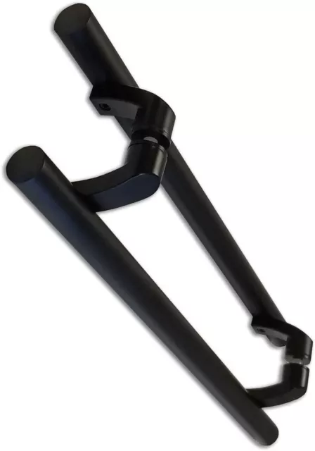 Offset Pull Black Entry Handle Entrance 24"-70'' Door long store front Stainless