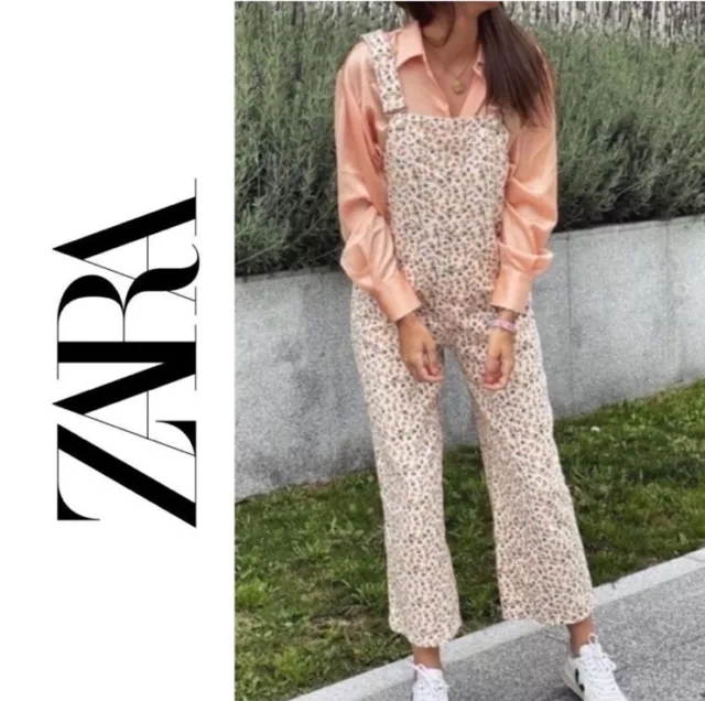 ZARA NEW WOMAN SS24 ZW COLLECTION FLOWING TROUSERS WITH SIDE ZIP  REF:2927/188