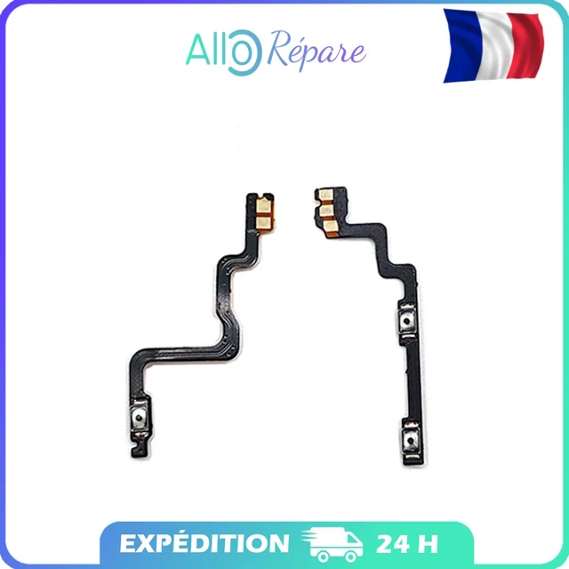 Nappe Power + Lecteur D'empreinte Pour OPPO A57 (CPH2387) - Occasion, Testée Et Fonctionnelle