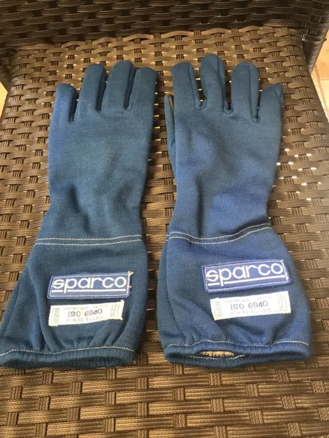 Sparco Vintage Nomex Rally Racing Gloves Fia 86 Iso 6940 Sz.10 NEW NOS