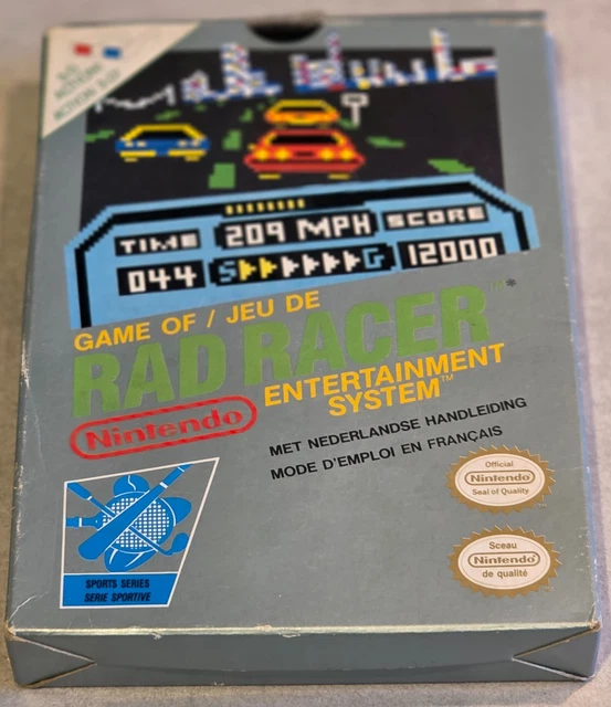 Rad Racer en boite - NES - Jeu Occasion Pas Cher