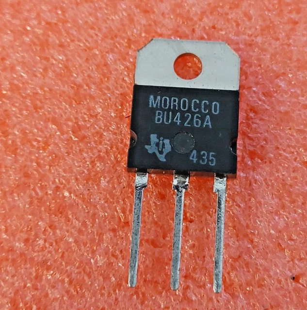 Transistor BU406D NPN SGS – 400V 7A 60W, Boîtier TO220, Neuf Origine Allemagne