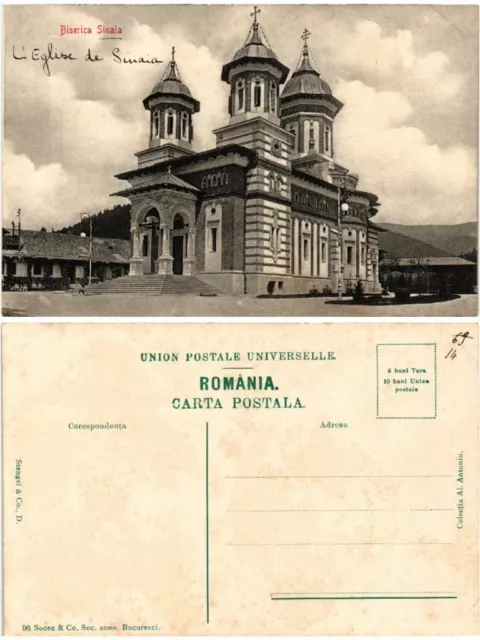 CPA AK SINAIA Biserica ROMANIA (469704)