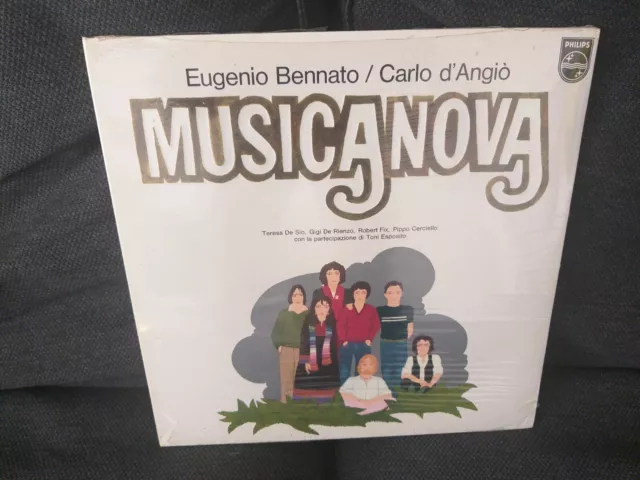 LP EUGENIO BENNATO CARLO D'ANGIO' Musicanova  1a stampa originale 78 MINT SEALED