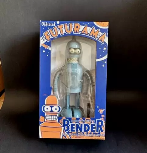 Bender Wind-Up Tin Toy Rocket USA