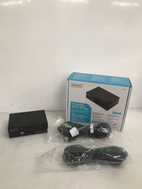 Switch KVM DIGITUS 2 porte display singolo 4k HDMI