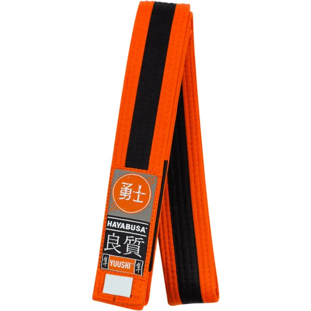 Hayabusa Youth Jiu-Jitsu Belt - Orange/Black