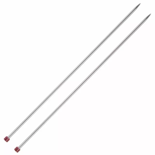 KnitPro Nova Metall gerade/einzelne Stricknadeln (40 cm)