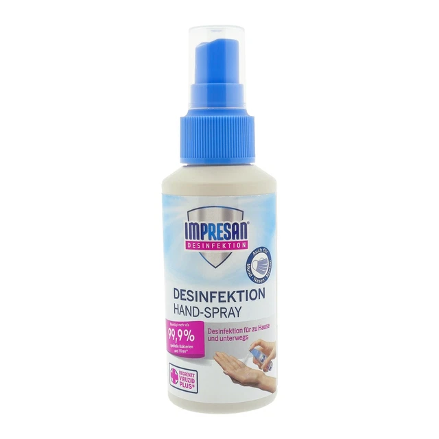 1er Pack Impresan Hände Desinfektionsspray 100ml Desinfektion Viren Bakterien