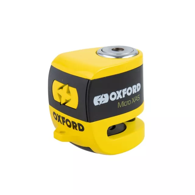 Oxford Scoot XA5 Kompakt Wiederaufladbar Alarm Scheibe Schloss (5.5mm Stecker)