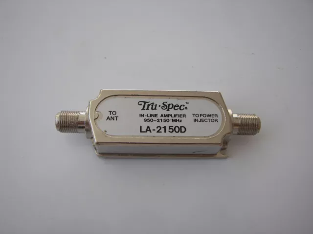 Cable Splitter Inline Amplifier 950-2150MHz Tru-Spec LA-2150D TV SAT CABLE