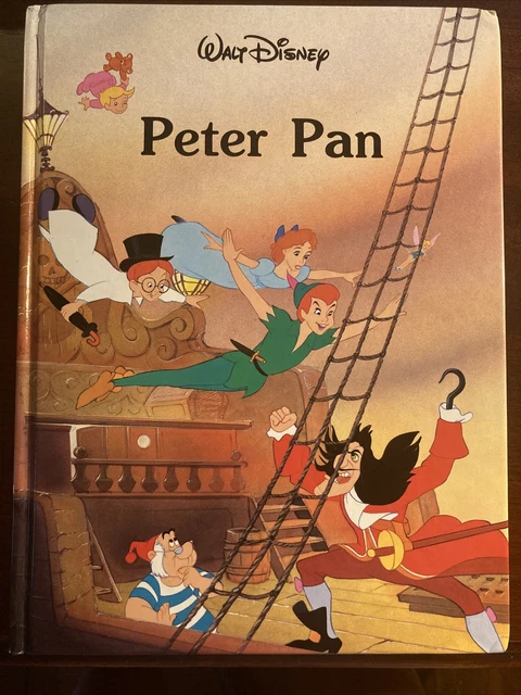 walt-disney-peter-pan-hardcover-book-classic-storybook-1989-gallery
