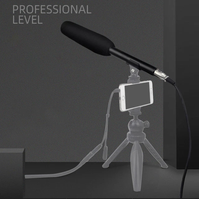 Interview Microphone Photography Shotgun Mic for Video Camcorders DSLR DV Camcor