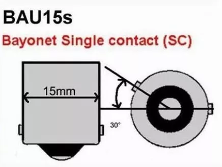 AMPOULES PY21W ORANGE CHROME BAU15S POUR CLIGNOTANTS VOITURE ET UTILITAIRE 12v 2