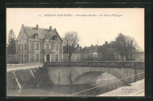 CPA Nogent-sur-Marne, Pont Saint-Nicolas, La Caisse d'Epargne
