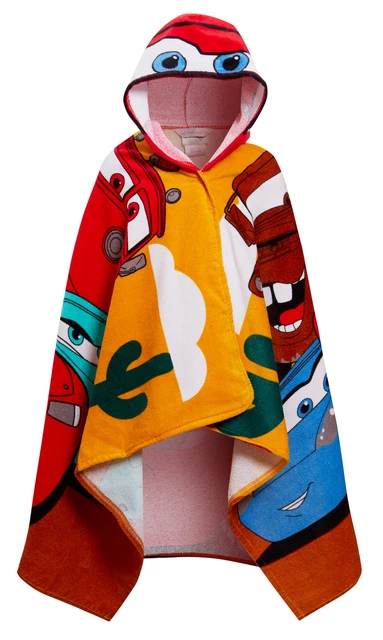 Poncho con capucha McQueen toalla con capucha para niños toalla de playa envoltura