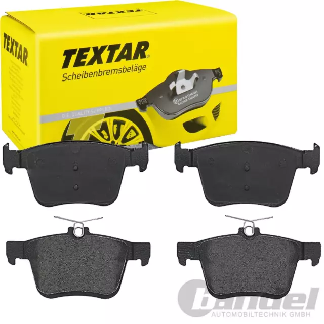 TEXTAR BREMSBELAGSATZ HINTEN für AUDI A3 (8V,8Y) Q2 TT VW GOLF 7 T-ROC SEAT LEON