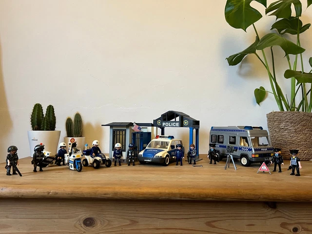 PLAYMOBIL 5795 COMISARÍA 4260 Coche 4023 Vehículo 3986 Moto 6504