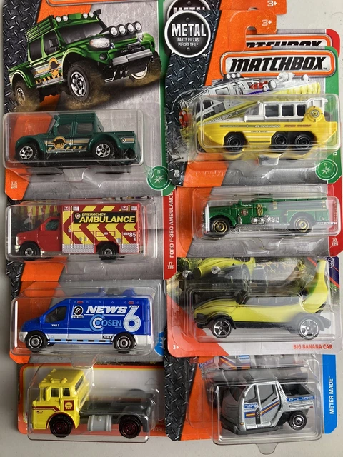 Matchbox job lot bundle new x 8 Truck van ambulance fire engine city vehicles