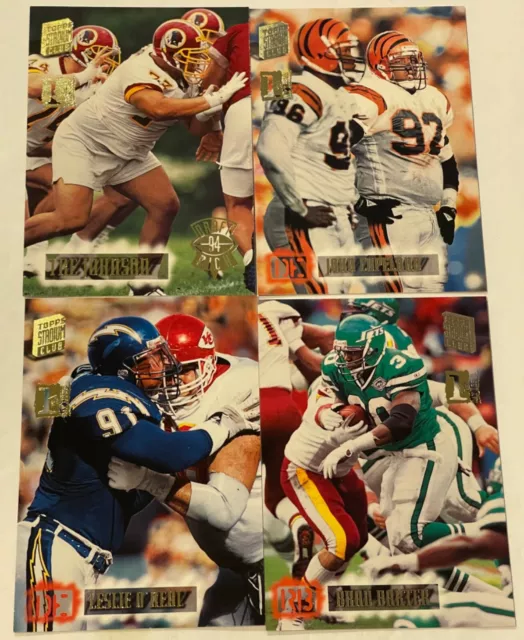 1994 Topps Stadium Club Football 1ST DAY ISSUE Complete Your Set, You Pick One