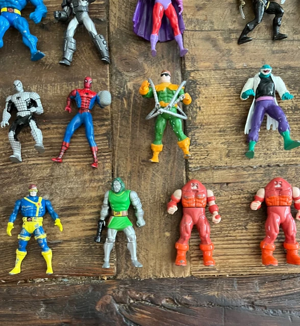 Toy Biz HEAVY METAL HEROES Lot 21 Figures MARVEL X-MEN Avengers Die Cast 2
