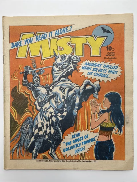 MISTY COMIC - 29th Sept 1979 - Vintage Girl’s Nostalgia- Excellent