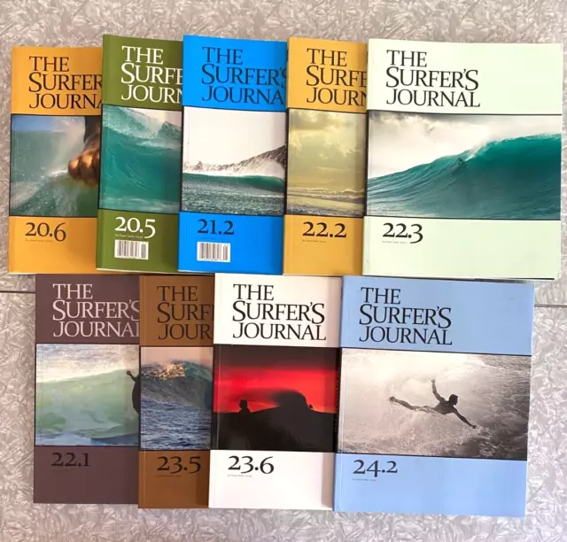 9x The Surfers Journal Magazine Lot Vol 20 21 22 23 24 Assorted Issues 2011 2014