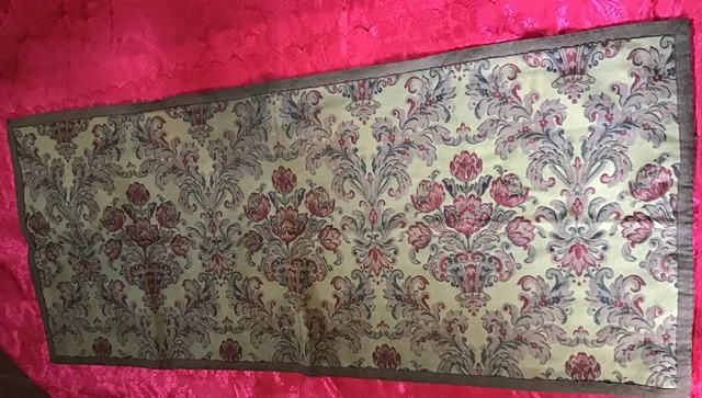 Corsia Striscia Paramento Copri Altare decoro fiori per Chiesa