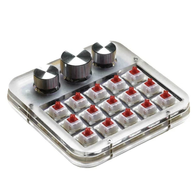 KNOB 15KEY+3 KNOB Mechanical Keyboard Hot swap Macropad sale hot No ... - Hot Swap Pro Macro Mechanical Keyboard Kit