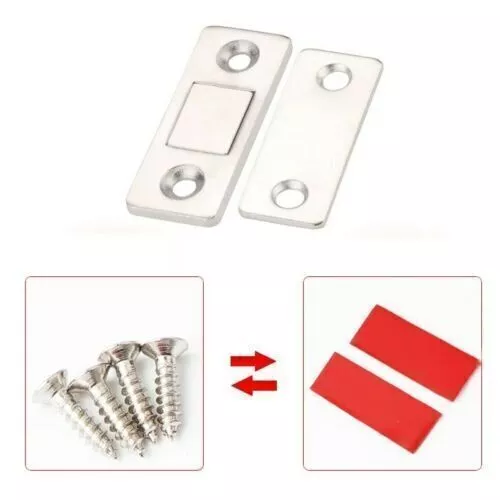 2-20 Pcs Very Strong Magnetic Catch Latch Ultra Thin For Door Cabinet Cupboard 2