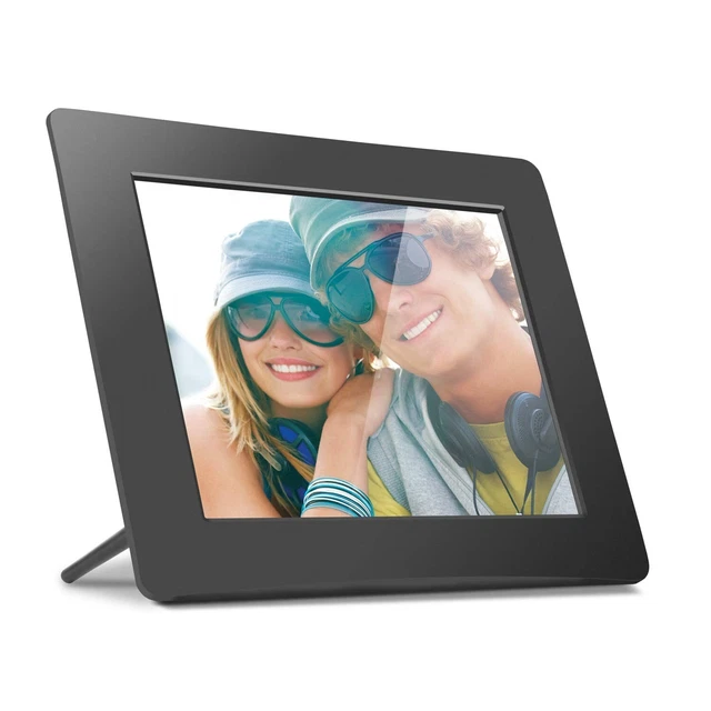 Aluratek 8 Inch LCD Digital Photo Frame with Auto Slideshow Using USB SD/SDHC...