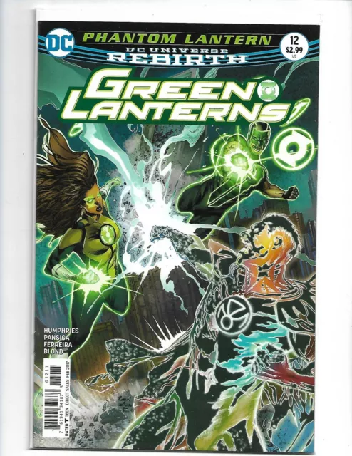 Green Lanterns #12 A Cover DC Rebirth NM Comics Book  nw108