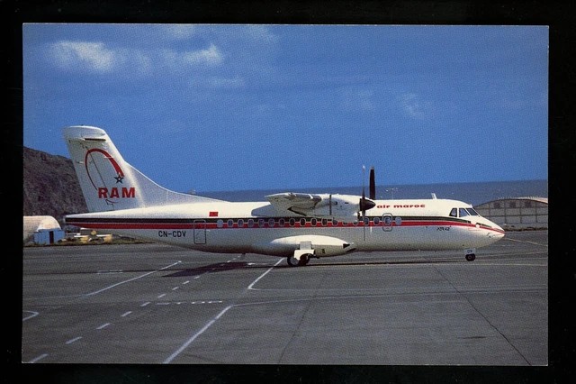 Aviation Airplane Airline postcard Royal Air Maroc  CN-CDV BUCHair CARD 9002