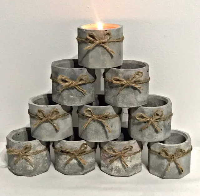 12pc Wholesale Empty Candle Jars For Making Candles Bulk Grey Handmade LUXDECOR6